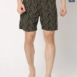 UnderJeans by Spykar Men Pack Of 2 Printed Cotton Boxers-image-61