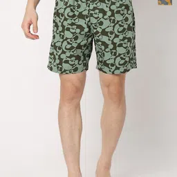 UnderJeans by Spykar Men Pack Of 2 Printed Cotton Boxers-image-81
