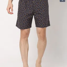 UnderJeans by Spykar Men Pack Of 2 Printed Cotton Boxers-image-99