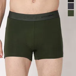 UnderJeans by Spykar Pack Of 4 Mid-Rise Trunk 20715972-1-24831766-picture-20