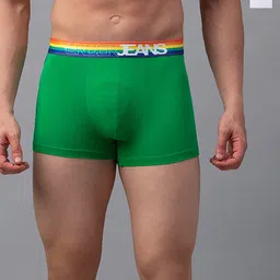 UnderJeans by Spykar Pack Of 2 Mid Rise Trunks-picture-30