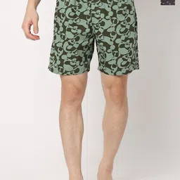 UnderJeans by Spykar Men Pack Of 2 Printed Cotton Boxers-image-80