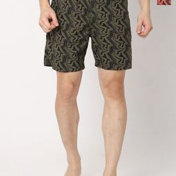 UnderJeans by Spykar Men Pack Of 2 Printed Cotton Boxers-picture-34