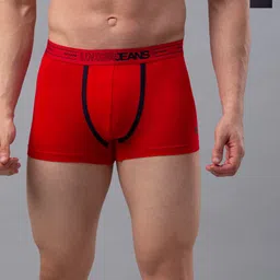 UnderJeans by Spykar Pack Of 2 Mid Rise Trunks-picture-51