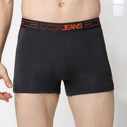 UnderJeans by Spykar Pack of 3 Mid-Rise Trunk 24488470-1-20389960-picture-47
