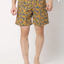 UnderJeans by Spykar Men Pack Of 2 Printed Cotton Boxers-image-99