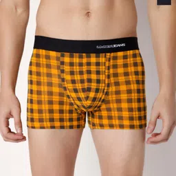 UnderJeans by Spykar Pack Of 2 Mid Rise Trunks-picture-42