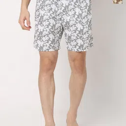 UnderJeans by Spykar Men Pack Of 2 Printed Cotton Boxers-image-87