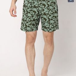 UnderJeans by Spykar Men Pack Of 2 Printed Cotton Boxers-image-79