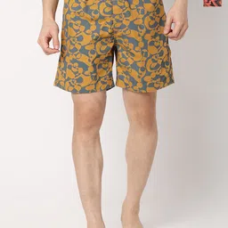 UnderJeans by Spykar Men Pack Of 2 Printed Cotton Boxers-image-58