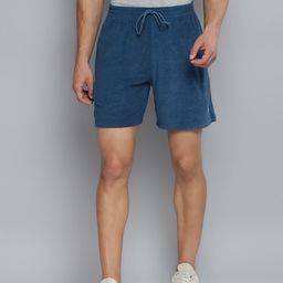 Reebok Men Blue Knitted Sports Shorts-image-53