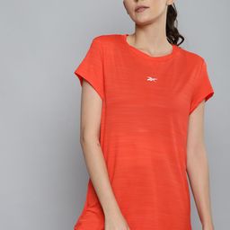 Reebok Women Coral Orange WOR AC Tee T-shirt-image-37