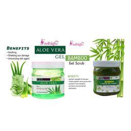 FEELHIGH Aloevera Gel Bamboo Gel Scrub -500 Gm-88