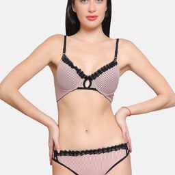 CURWISH Enchantress Striped Mid-Rise Ribbed Bikini Brief-image-83