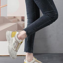 LULU & SKY Women Round Toe Trainers Sneakers-image-45