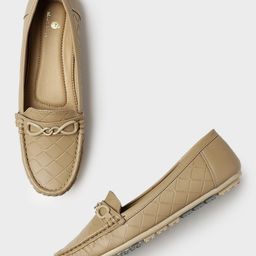Marc Loire Women Textured Buckled Lightweight Loafers-33