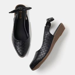 R&B Girls Textured Bow Detail Mules-picture-13