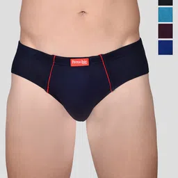FRENCHIE Pack Of 5 Assorted Cotton Basic Briefs FR-MI-BF-PLUSC-10P-95-PO5-11