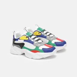 United Colors of Benetton Men Colourblocked Lightweight Lace-Up Sneakers-31