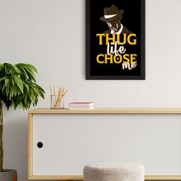 eCraftIndia Black & Yellow Motivational Quote Printed Framed UV Art Painting-image-29