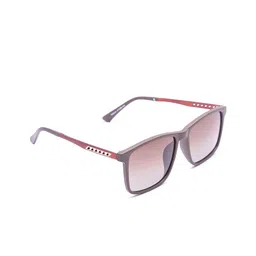 HASHTAG EYEWEAR Unisex Square Sunglass With Polarised & UV Protected Lens-4