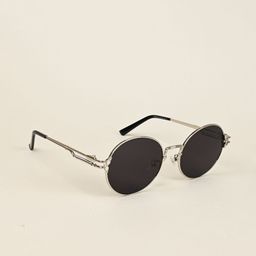 Voyage Unisex Round Sunglasses with UV Protected Lens-B80593MG5186-image-53