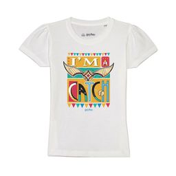 Harry Potter by Wear Your Mind Girls White Printed Puff Sleeves Pure Cotton T-shirt-image-27