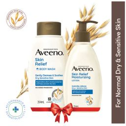 Aveeno Skin Relief Body Wash & Lotion Combo| Cleanser & Moisturizer for Dry, Itchy & Sensitive Skin-picture-17