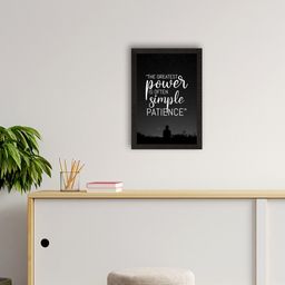 eCraftIndia Black & White Motivational Quote Printed Framed UV Art Painting-image-48
