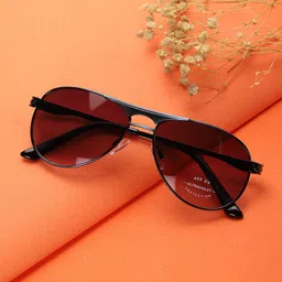 Carlton London Boys Black Lens & Blue Aviator Sunglasses with UV Protected Lens-image-61