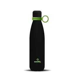 Speedex Black & Green Single Stainless Steel Solid Double Wall Vacuum Water Bottle 500ml-7