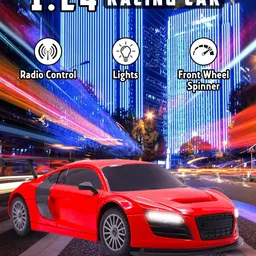 WEMBLEY Kids High Speed Mini 1:24 Scale Rechargeable Remote Control Car-20