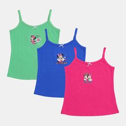 Bodycare Kids Girls Pack Of 3 Assorted  Minnie & Daisy Innerwear Vests KIA9203-PK001-image-119