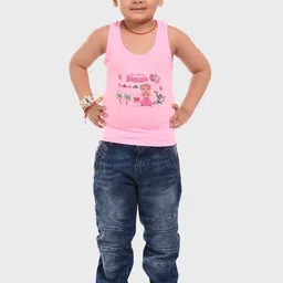 BAESD Boys Assorted Pack Of 4 Printed Cotton Innerwear Vests-12