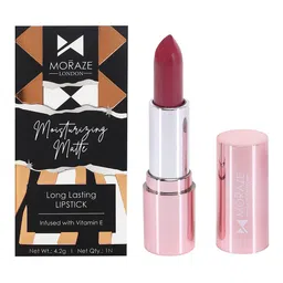 Moraze Moisturizing Matte Vegan Long-Lasting Lipstick with Vitamin E 4.2g - Sweet Success-46