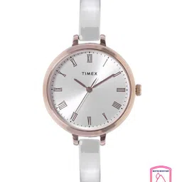 Timex Women Silver-Toned Analogue Watch TWEL12819-14