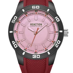 REACTION KENNETH COLE Men Textured Strap Analogue Watch KRWGM9006202-10