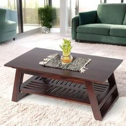 ikiriya Alison Rectangular Solid Wood Coffee Table in Walnut Finish-picture-38