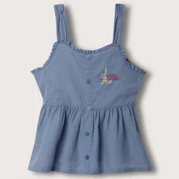 ELLE Girls Gathered Cinched Waist Top-picture-34