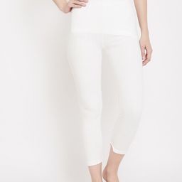 NEVA Women Off-White Solid Thermal Bottoms-image-62