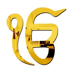 Wall1ders Gold Toned IK Onkar Acrylic Mirror Wall Stickers-image-95