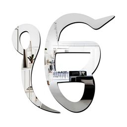 Wall1ders Silver Toned Ik Onkar Acrylic Mirror Wall Sticker-image-30