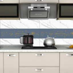 Jaamso Royals Kitchen & Cooking Design Vinyl Oil Proof Rust Proof Kitchen Wallpaper-image-51
