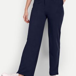 Next One Women Tailored Straight Fit High-Rise Stretchable Easy Wash Regular Trousers-image-73