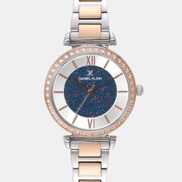 Daniel Klein Premium Women Blue & Silver-Toned Embellished Analogue Watch DK12042-6-image-69