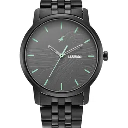Fastrack Men Textured Round Dial & Bracelet Style Straps Analogue Watch- 3295NM01-31