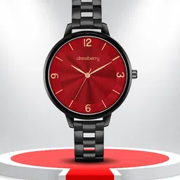 DressBerry Women Stainless Steel Bracelet Style Straps Analogue Watch DB-022-image-37