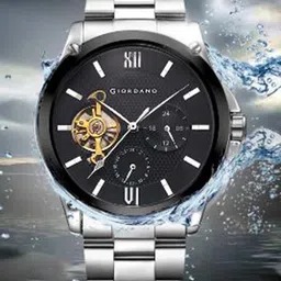 GIORDANO Men Stainless Steel Straps Analogue Automatic Watch GZ-50082-44-picture-5