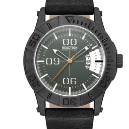 REACTION KENNETH COLE Men Leather Strap Analogue Watch KRWGB9007202-45