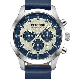 REACTION KENNETH COLE Men Leather Strap Analogue Watch KRWGC9005401-40